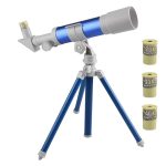 Telescopio Astronómico Rojo para Niños