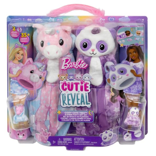 Barbie Cutie Reveal Slumber Party Pijamada