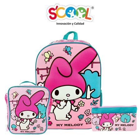 Set Scool Ranger Mochila My Melody Oficio