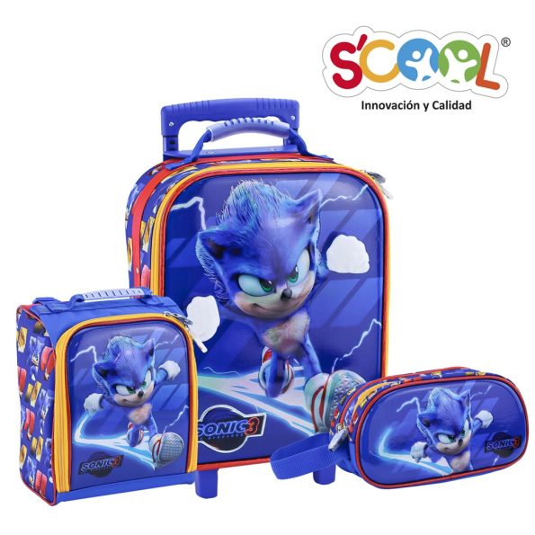 Set Scool Magic Maleta Sonic 3 Oficio