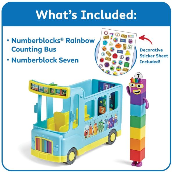 Numberblocks Rainbow Counting Bus