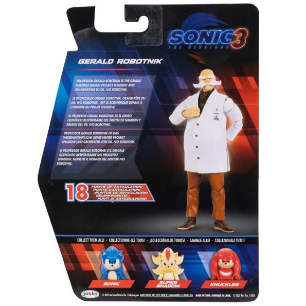 Sonic 3 Personaje Gerald Robotnik 5″ (14 cm)