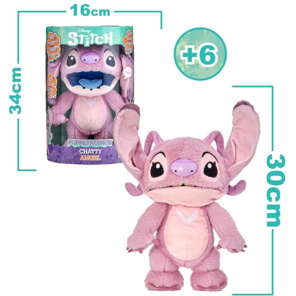 Disney Stitch Chatty Angel+50 Frases y Sonidos