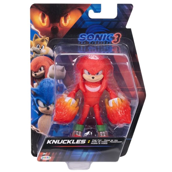Sonic 3 Personaje Knuckles Fire Fist 5″ (14 cm)