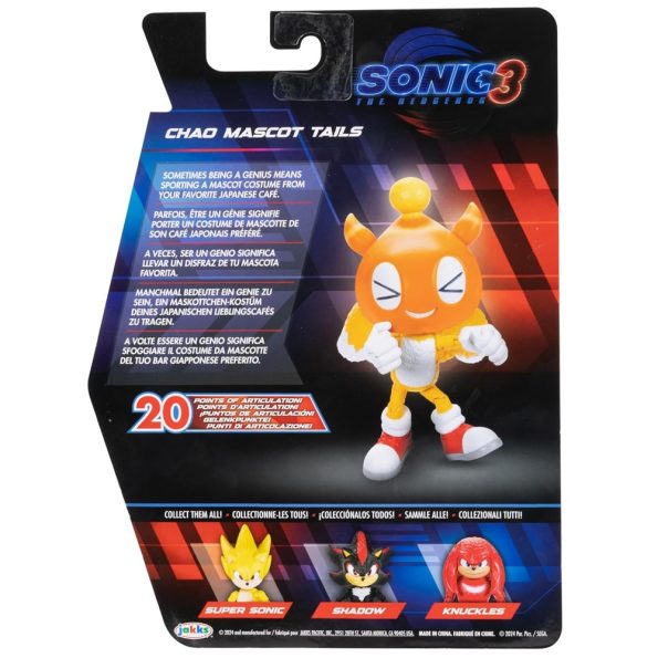 Sonic 3 Personaje Chao Mascot Tails 5″ (13 cm)