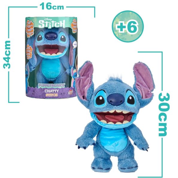 Disney Stitch Chatty Stitch+50 Frases y Sonidos
