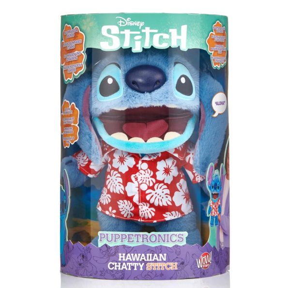 Disney Stitch Hawaiian Chatty Stitch+50 Frases y Sonidos