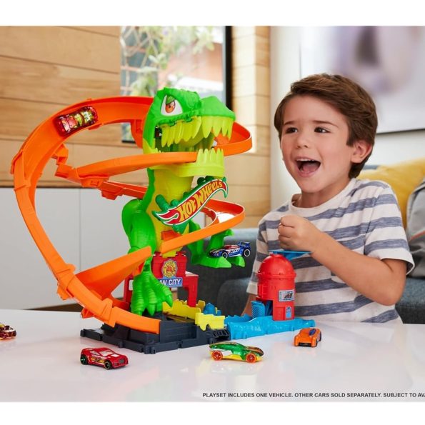 HW City T-Rex Blaze Battle