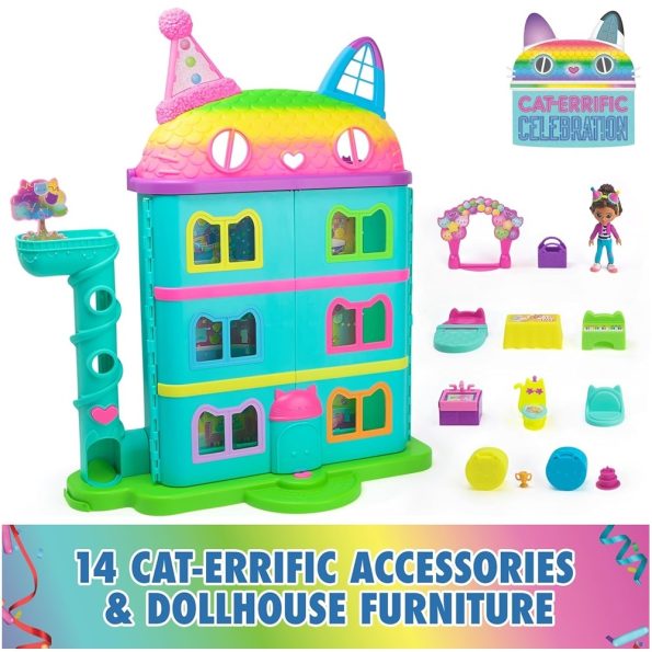 La Casa de Muñecas Festiva de Gabby