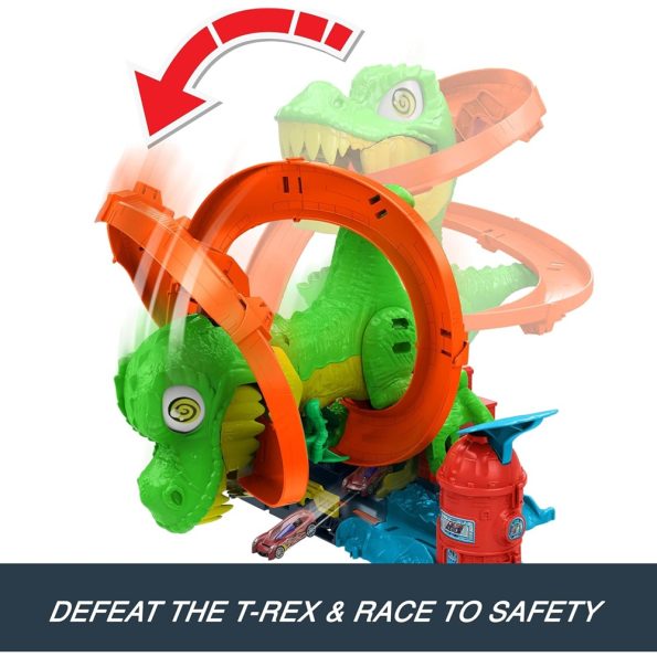 HW City T-Rex Blaze Battle
