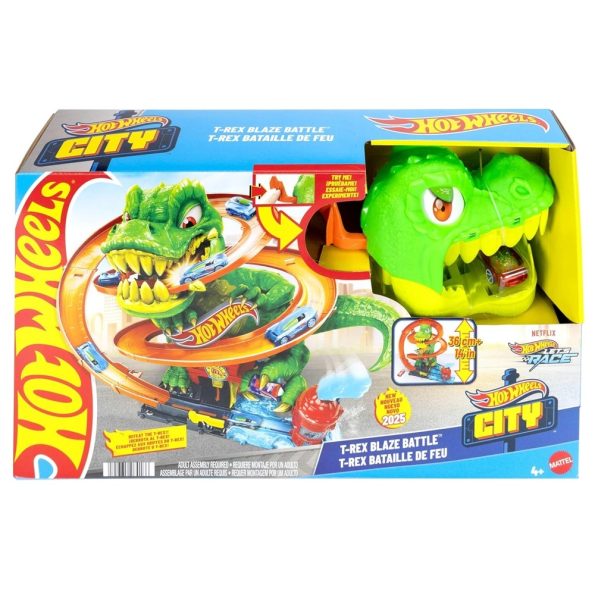HW City T-Rex Blaze Battle