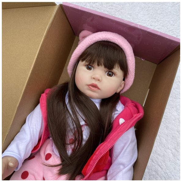 Bebe Reborn Lily Recién Nacida Vinilo 60 cm