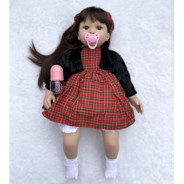 Muñeca Reborn Lily en Rojo (Algodón 60 cm)