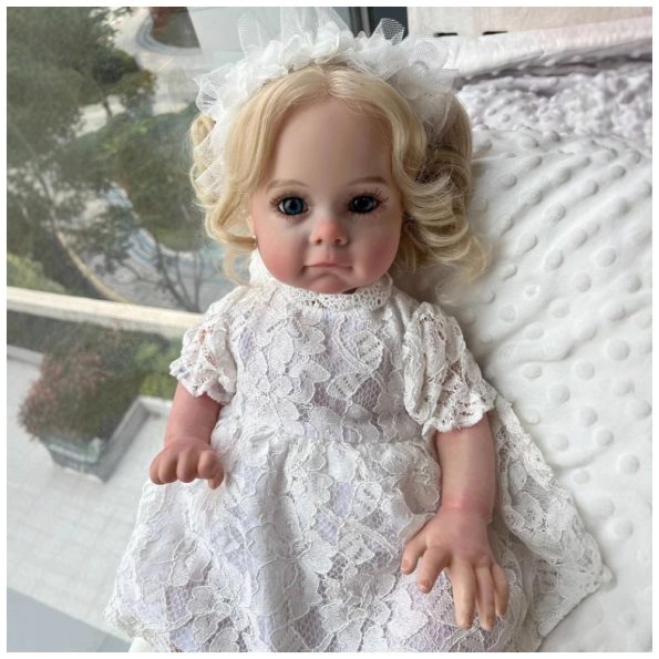 Bebe Reborn Maggie Recién Nacida Vinilo 55 cm