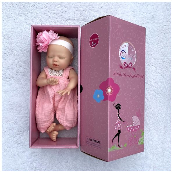 Bebé Reborn de Silicona Lucía 33 cm