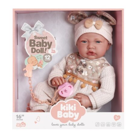 Muñeca Kiki Baby 40 cm +12 Sonidos Muñeca Kiki Baby 40 cm +12 Sonidos