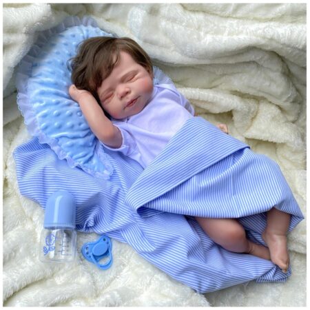 Bebe Reborn Pascal Recién Nacido Vinilo 55 cm