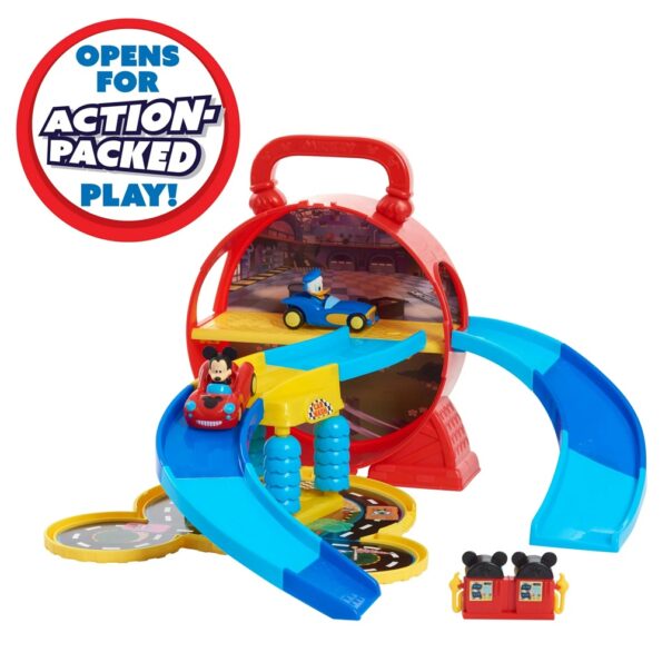 Mickey Mouse Pista Garaje Stow n’ Go