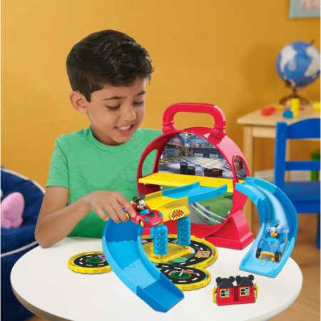 Mickey Mouse Pista Garaje Stow n’ Go