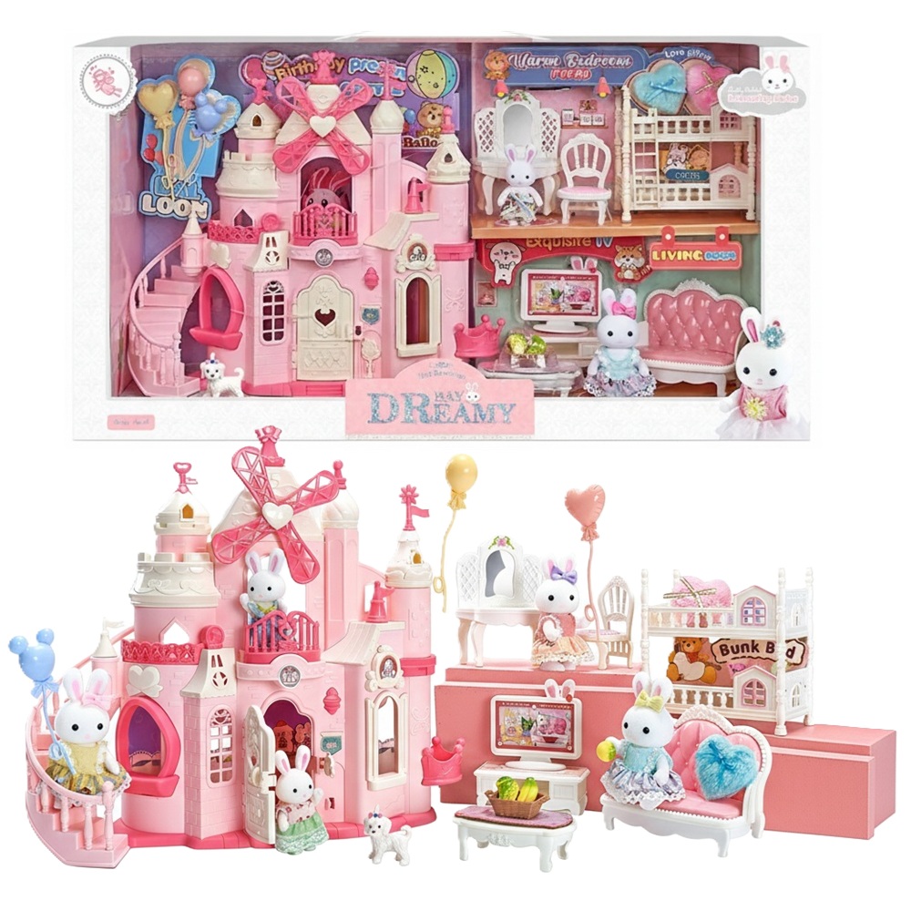 Set Castillo de Ensueño de Conejitos Ternurines Set Castillo de Ensueño de Conejitos Ternurines