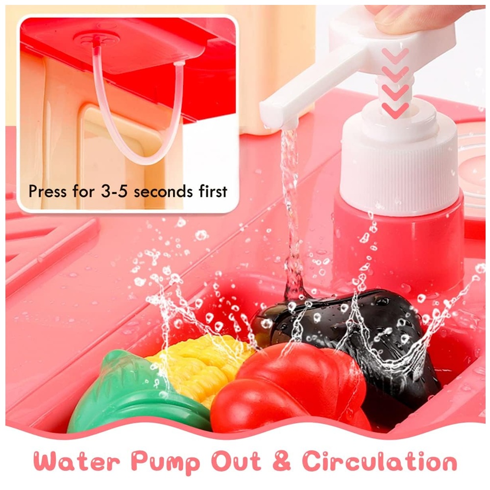 Cocina Rosada con Sonidos +36 Accesorios (84cm) Cocina Rosada con Sonidos +36 Accesorios (84cm)