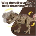 T-Rex Bota Humo, Luces y Sonidos (52 cm) RS069-1D-MARRON