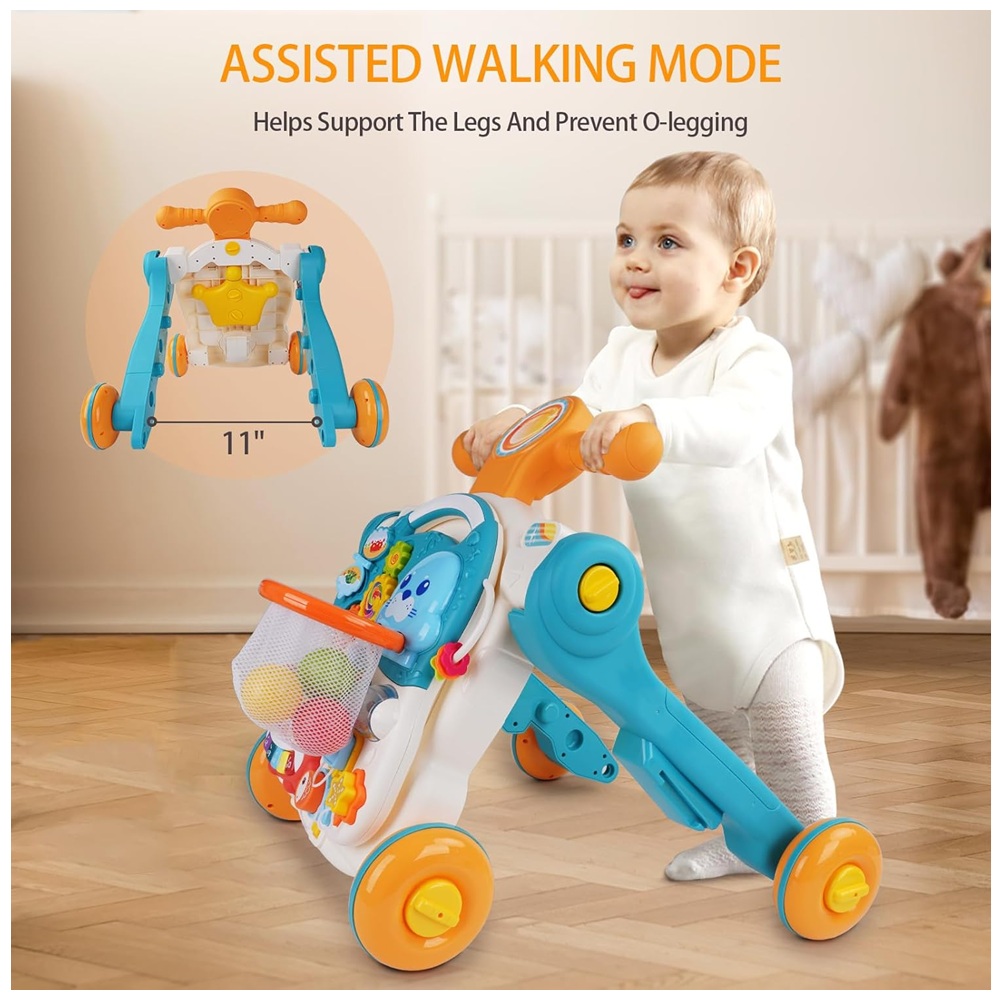 Caminador Multifuncional 4 en 1 Celeste Caminador Multifuncional 4 en 1 Celeste