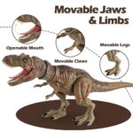 T-Rex Bota Humo, Luces y Sonidos (52 cm) RS069-1D-MARRON