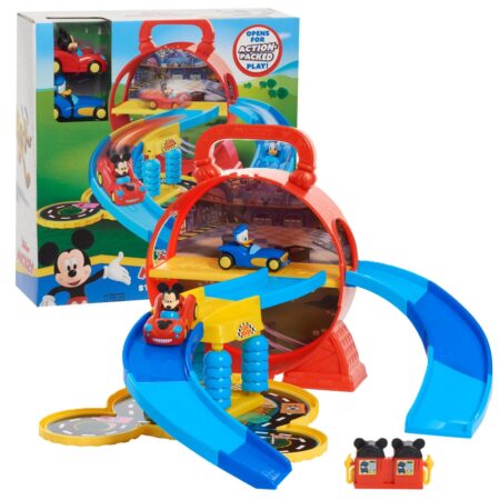 Mickey Mouse Pista Garaje Stow n' Go