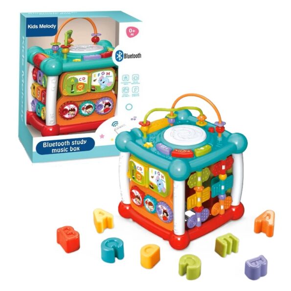Cubo Musical Interactivo 6-en-1 con Bluetooth