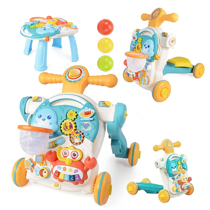 Caminador Multifuncional 4 en 1 Celeste Caminador Multifuncional 4 en 1 Celeste