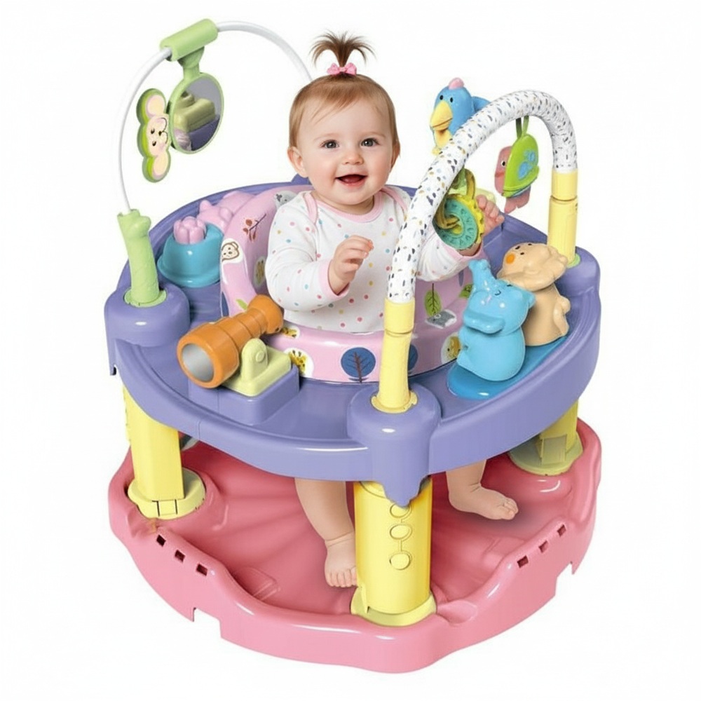 Baby Jumper Centro de Actividades 3 en 1 Rosado Baby Jumper Centro de Actividades 3 en 1 Rosado