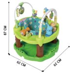 Baby Jumper Centro de Actividades 3 en 1 Verde 0066-babyjumper-verde-1