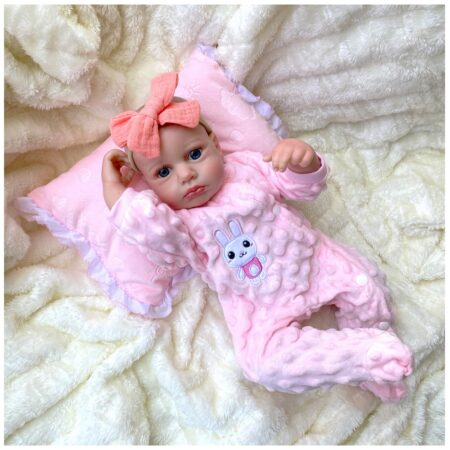 Bebe Reborn Lulú Recién Nacida Vinilo 45 cm