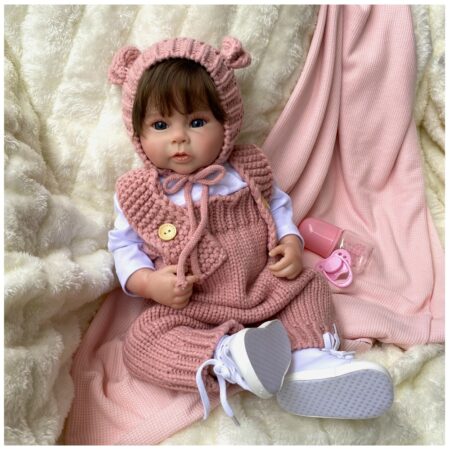 Bebe Reborn Raven Recién Nacida Vinilo 50 cm