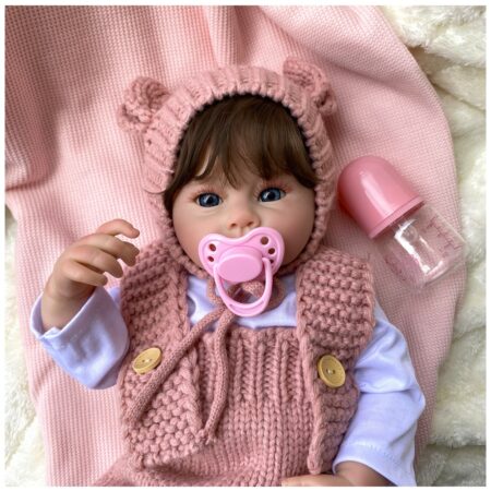 Bebe Reborn Raven Recién Nacida Vinilo 50 cm