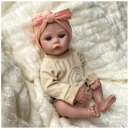 Bebe Reborn Meadow Recién Nacida Vinilo 45 cm