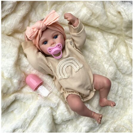 Bebe Reborn Meadow Recién Nacida Vinilo 45 cm