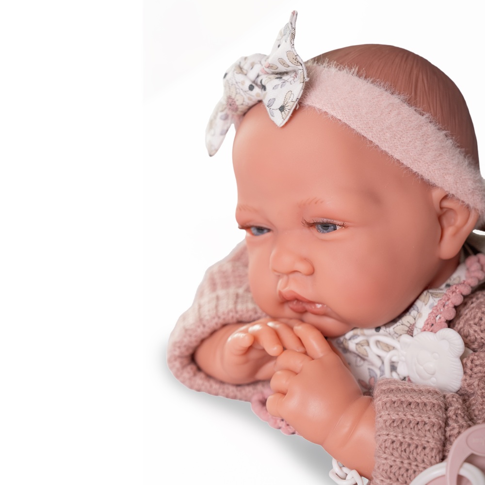 Recién Nacida Lua Bolitas con Babero Recién Nacida Lua Bolitas con Babero