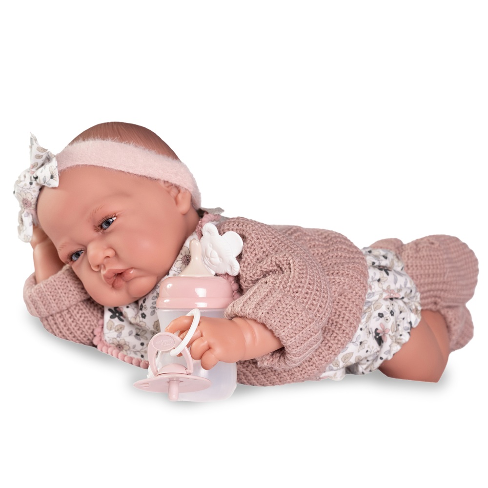 Recién Nacida Lua Bolitas con Babero Recién Nacida Lua Bolitas con Babero