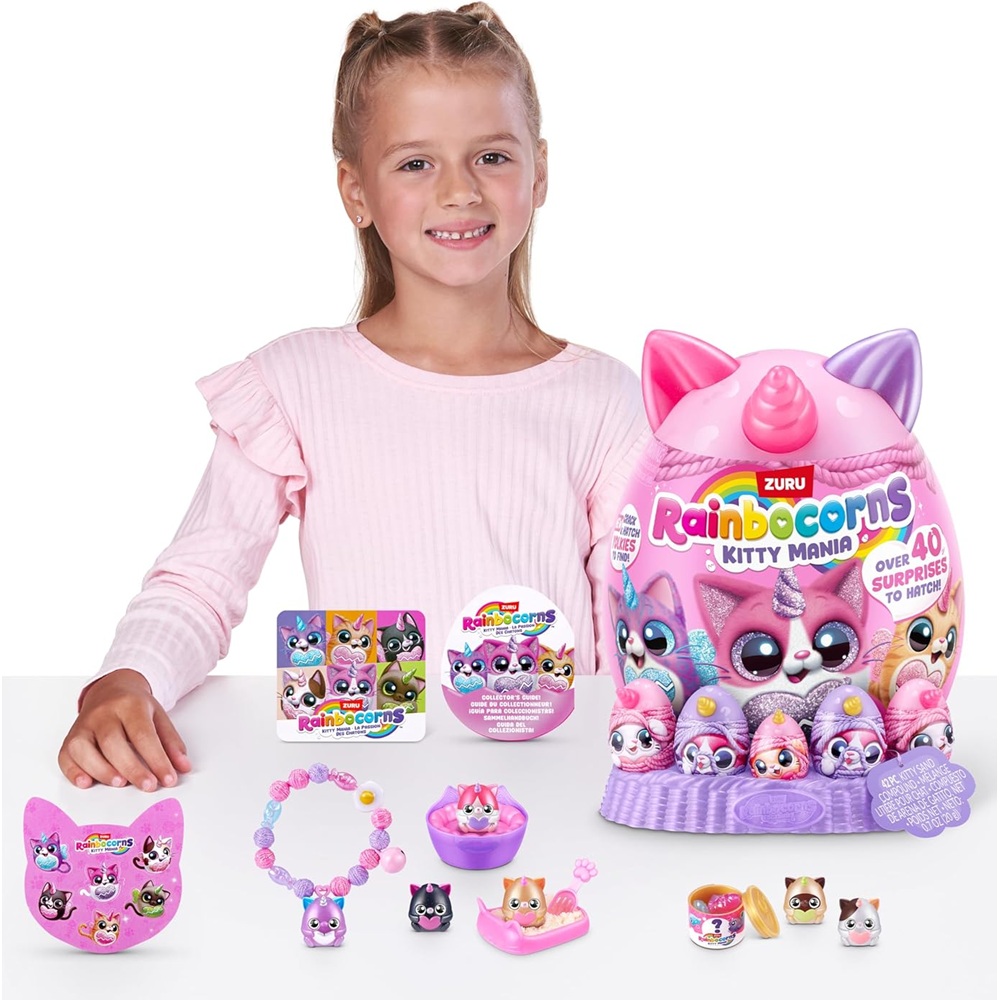 Rainbocorns Kitty Mania Surprise Mania +40 Sorpresas Rainbocorns Kitty Mania Surprise Mania +40 Sorpresas