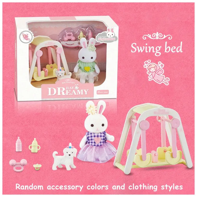 Set Columpio de Conejitos Ternurines Set Columpio de Conejitos Ternurines