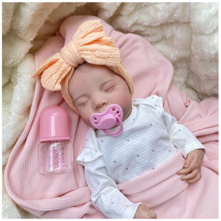 Bebe Reborn Leia Recién Nacida Vinilo 45 cm