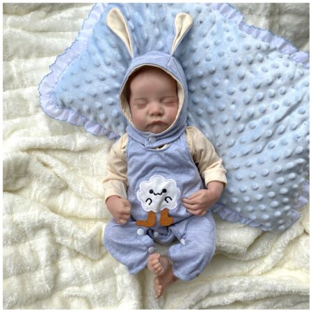 Bebe Reborn Levi Recién Nacido Vinilo 45 cm