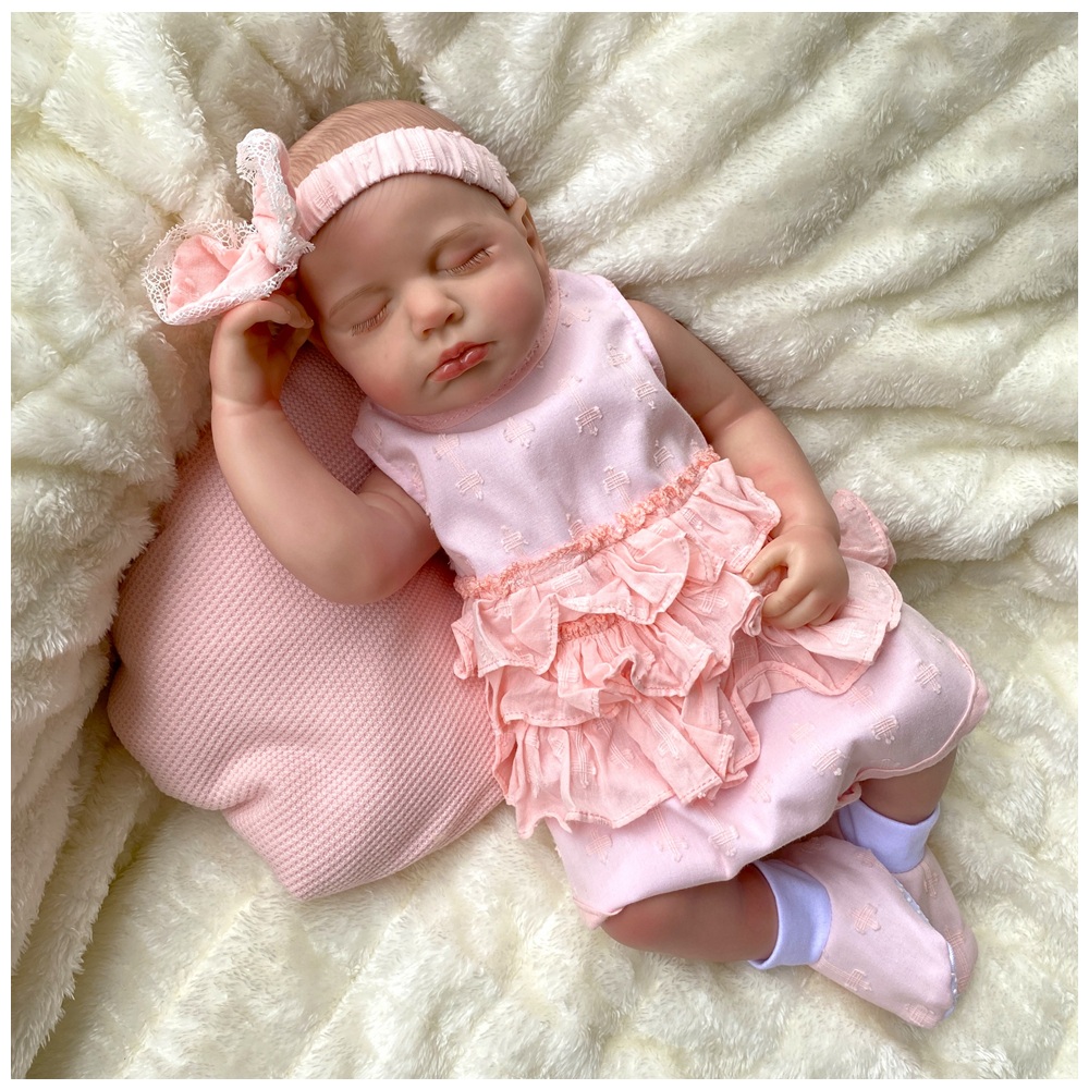 Bebe Reborn Laila Recién Nacida Vinilo 45 cm Bebe Reborn Laila Recién Nacida Vinilo 45 cm