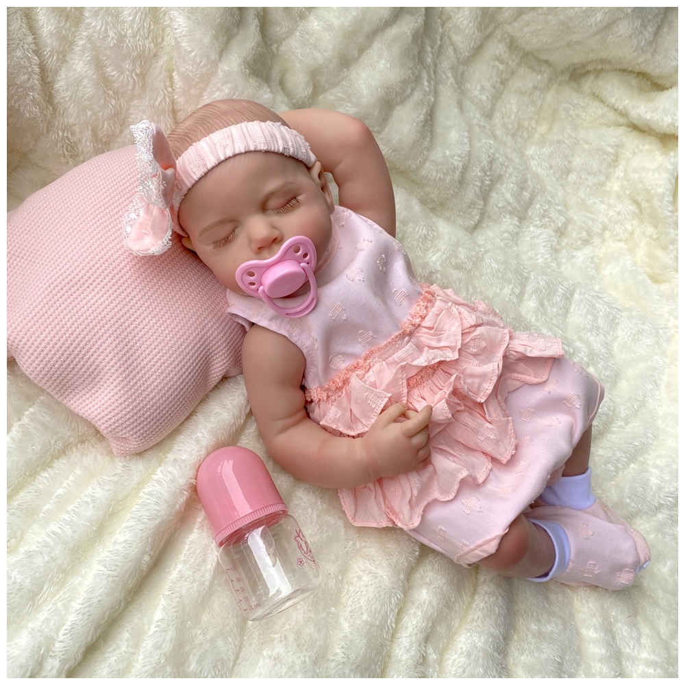 Bebe Reborn Laila Recién Nacida Vinilo 45 cm Bebe Reborn Laila Recién Nacida Vinilo 45 cm