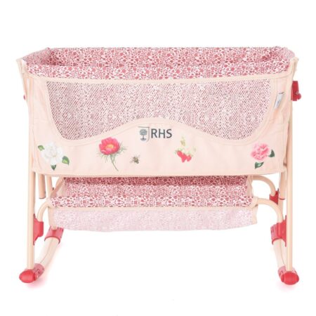 Roma Prams Cuna RHS Flora Bedside Cribe