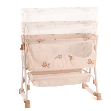 Roma Prams Cuna Teddy Bedside Cribe