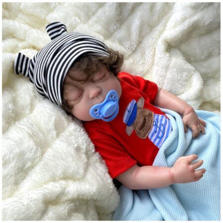 Bebe Reborn Charlie Recién Nacido Vinilo 45 cm