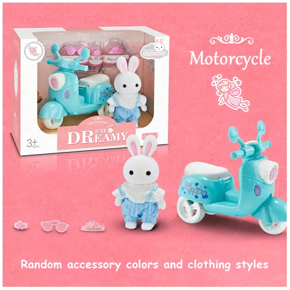 Set Moto de Conejitos Ternurines Set Moto de Conejitos Ternurines
